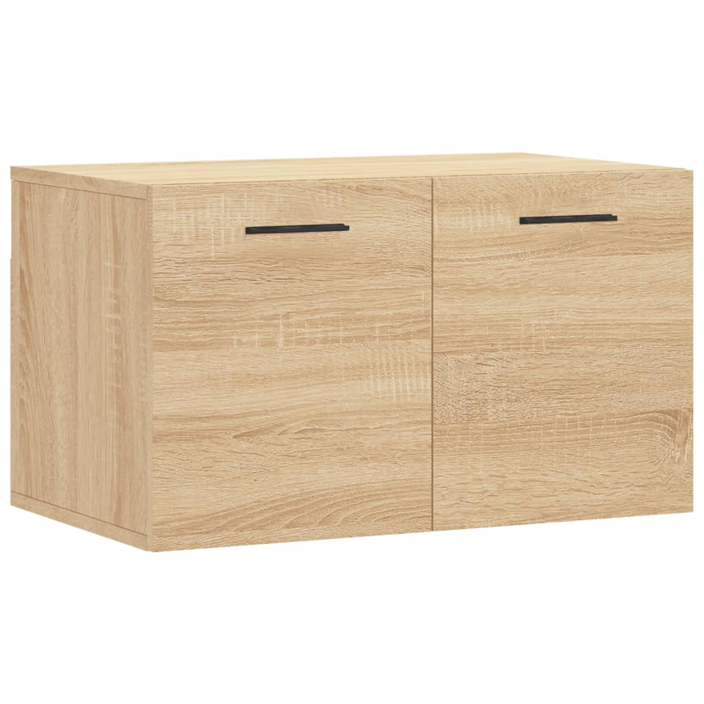 Wandkast 60x36,5x35 cm bewerkt hout hoogglans wit