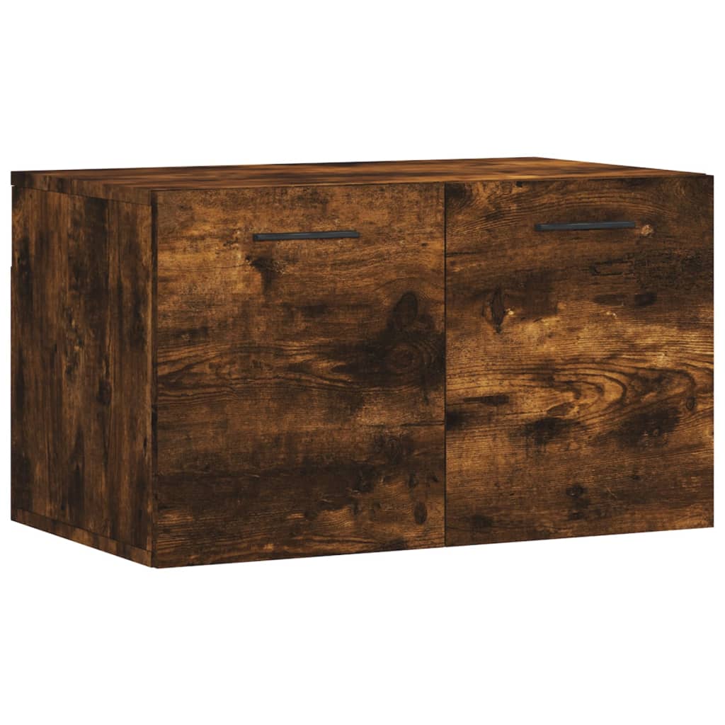 Wandkast 60x36,5x35 cm bewerkt hout hoogglans wit