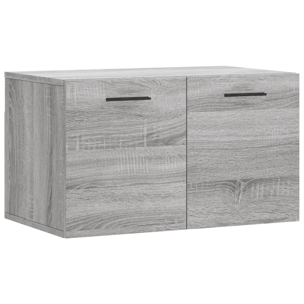 Wandkast 60x36,5x35 cm bewerkt hout hoogglans wit