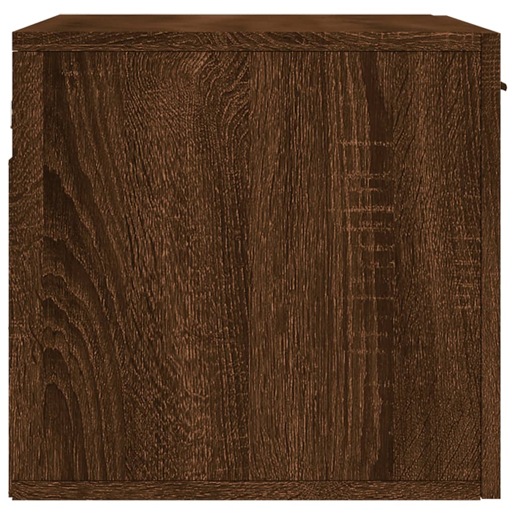 Wandkast 60x36,5x35 cm bewerkt hout hoogglans wit