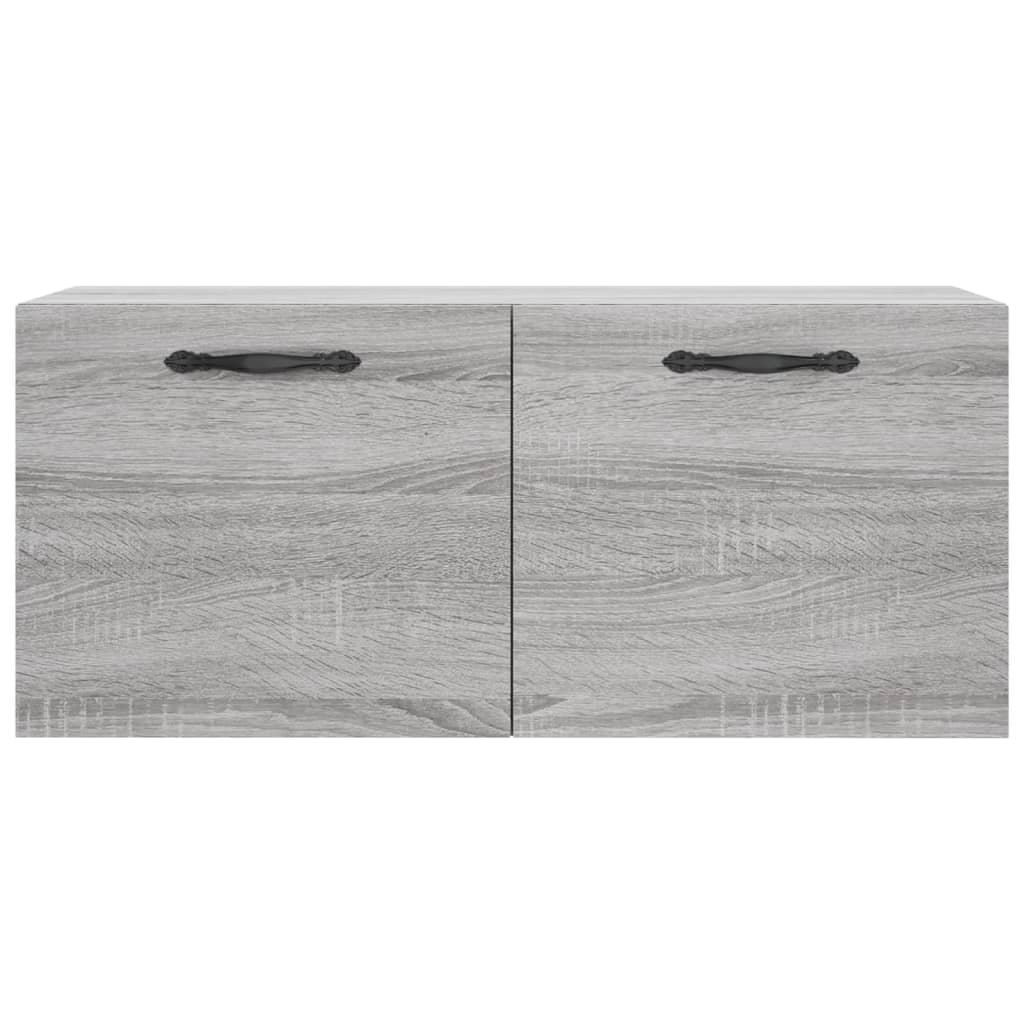 Wandkast 100x36,5x35 cm bewerkt hout sonoma eikenkleurig