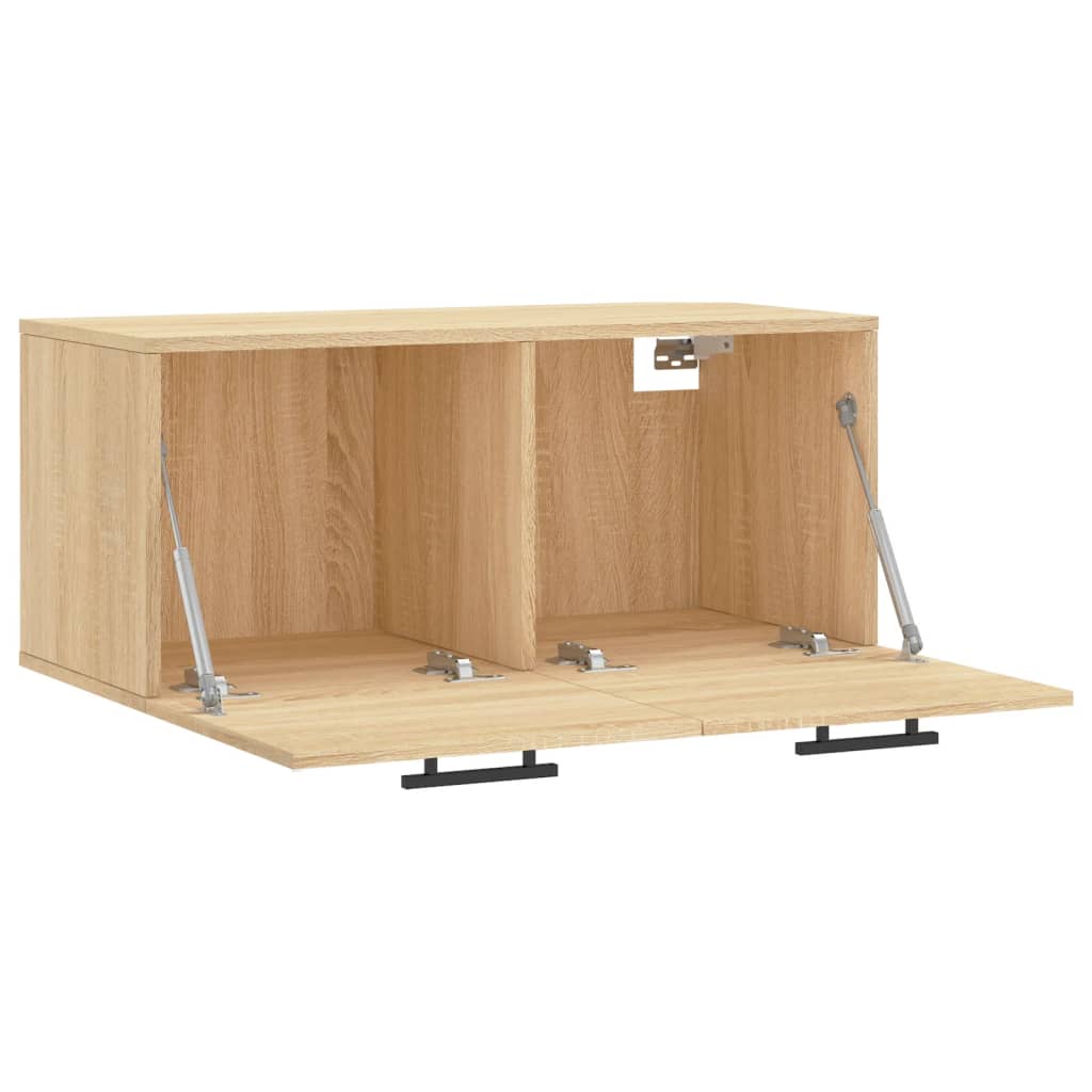 Wandkast 60x36,5x35 cm bewerkt hout betongrijs