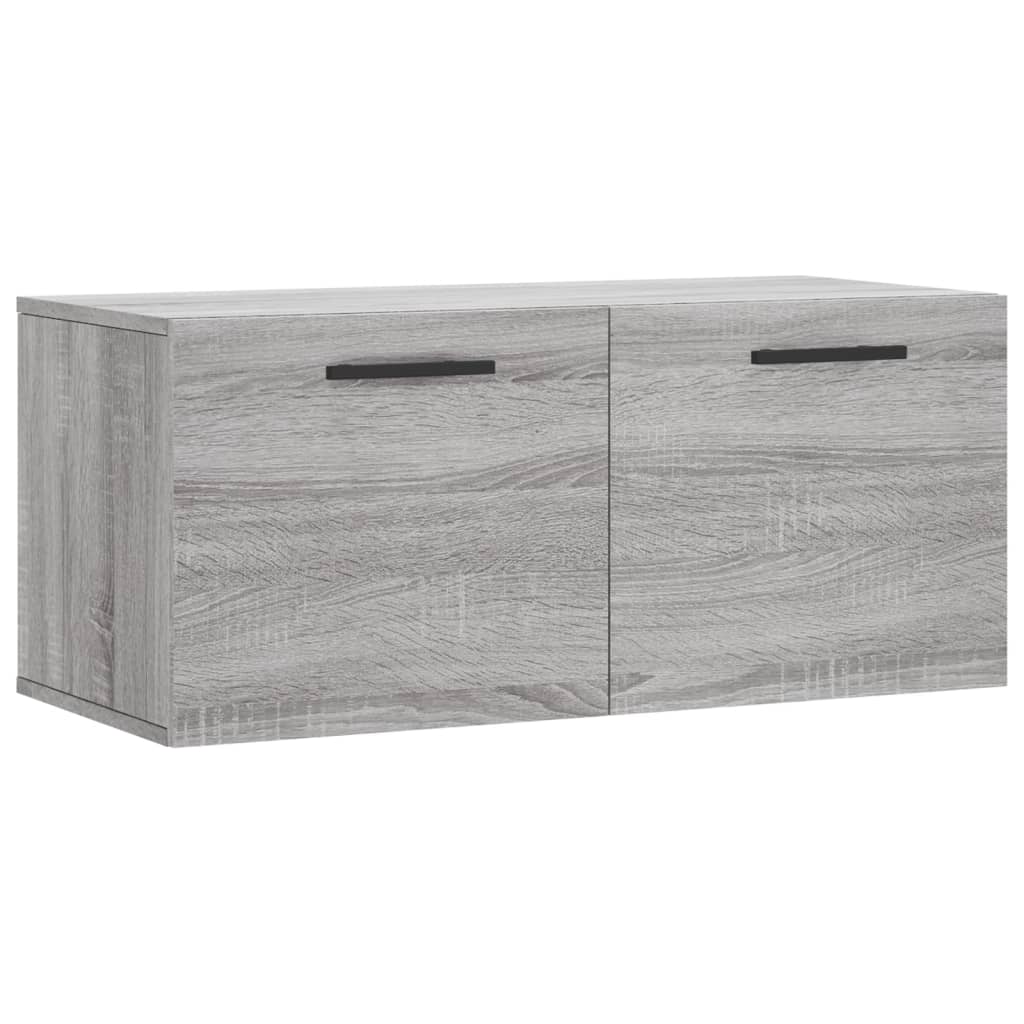 Wandkast 60x36,5x35 cm bewerkt hout betongrijs