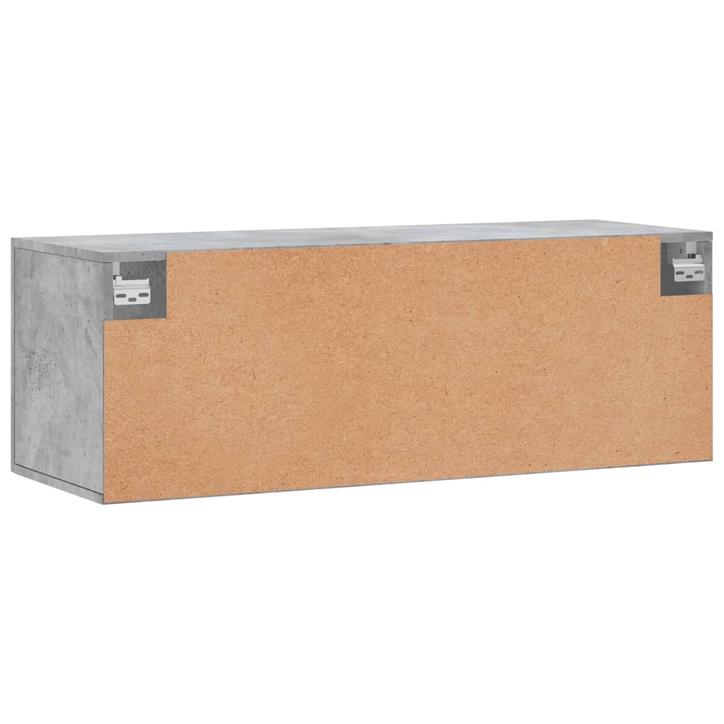 Wandkast 80x36,5x35 cm bewerkt hout wit