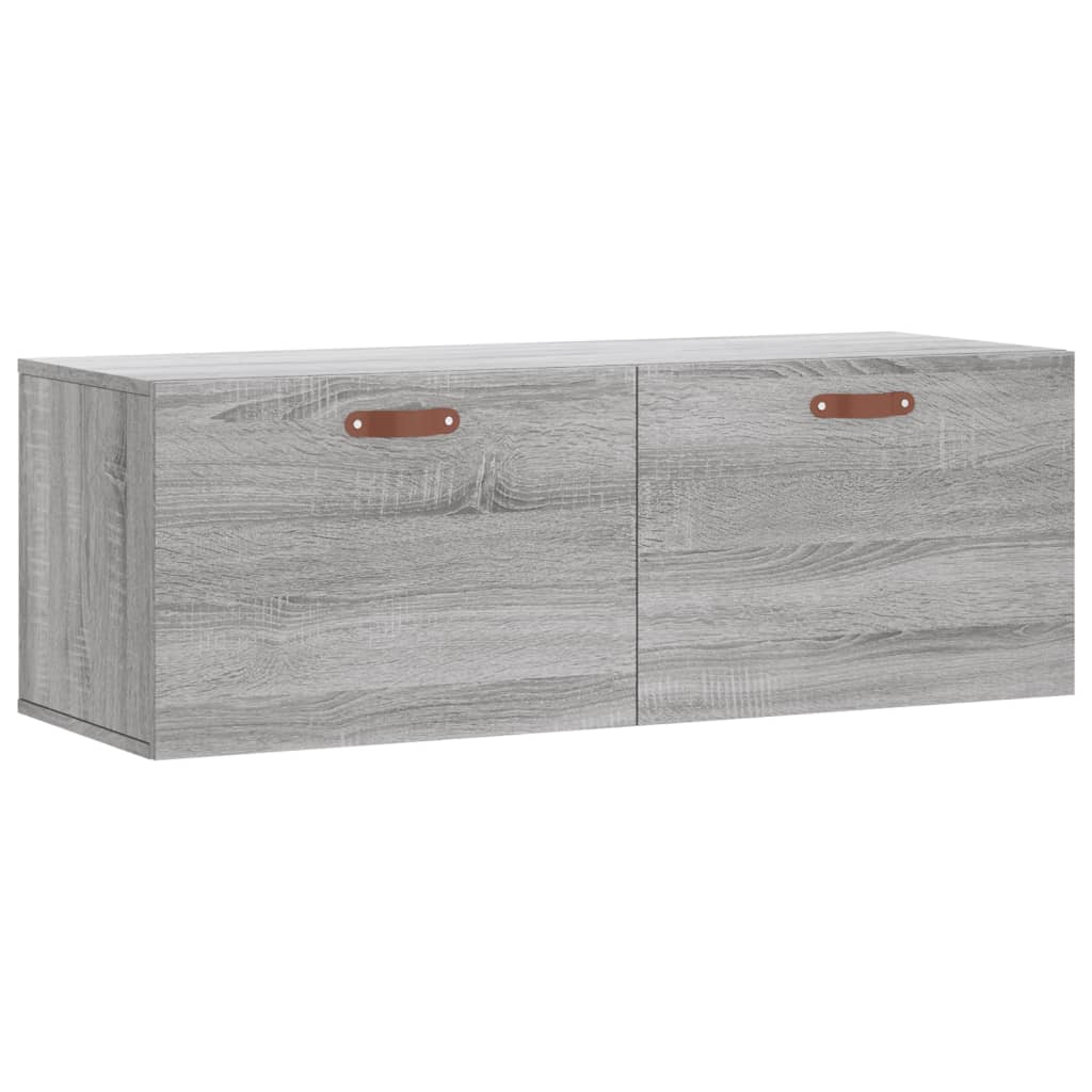 Wandkast 80x36,5x35 cm bewerkt hout wit