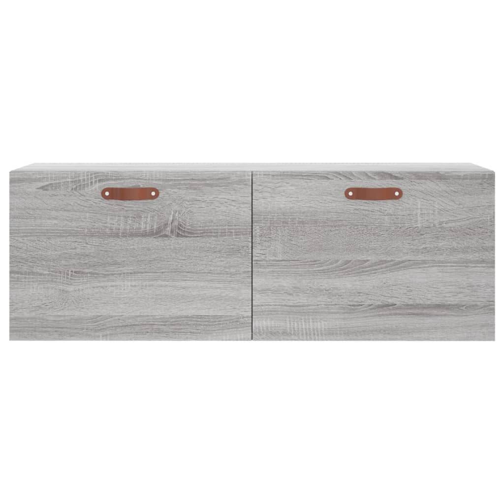 Wandkast 80x36,5x35 cm bewerkt hout wit