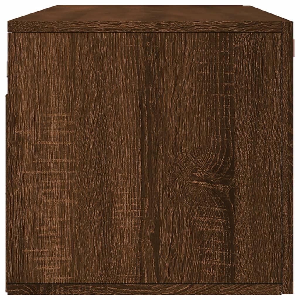 Wandkast 80x36,5x35 cm bewerkt hout wit