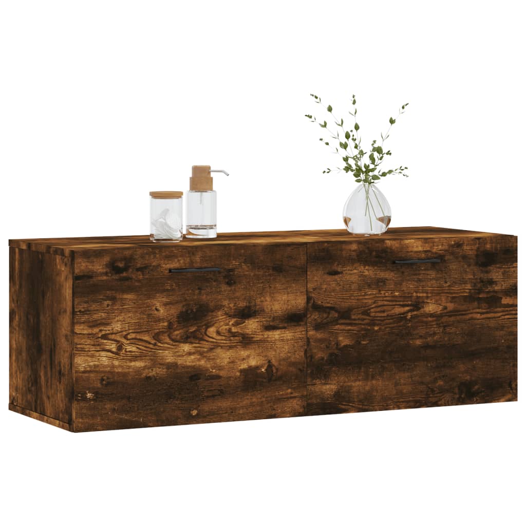 Wandkast 60x36,5x35 cm bewerkt hout hoogglans wit