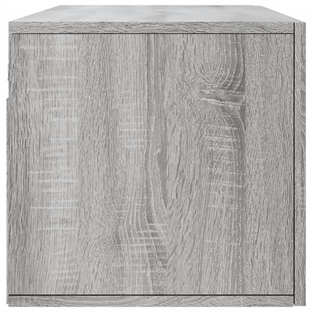 Wandkast 60x36,5x35 cm bewerkt hout hoogglans wit