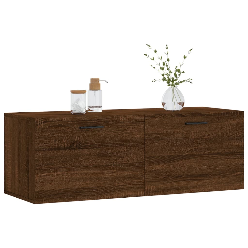 Wandkast 60x36,5x35 cm bewerkt hout hoogglans wit