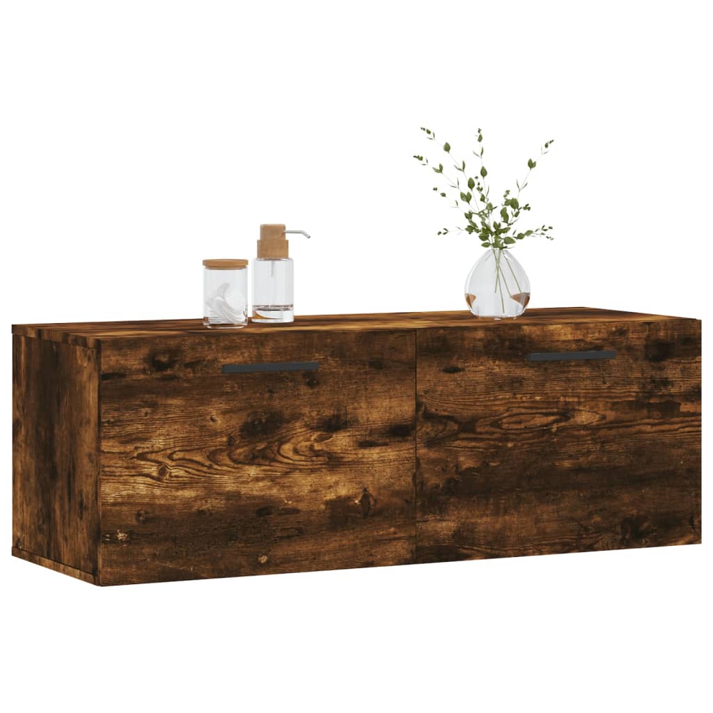 Wandkast 60x36,5x35 cm bewerkt hout betongrijs