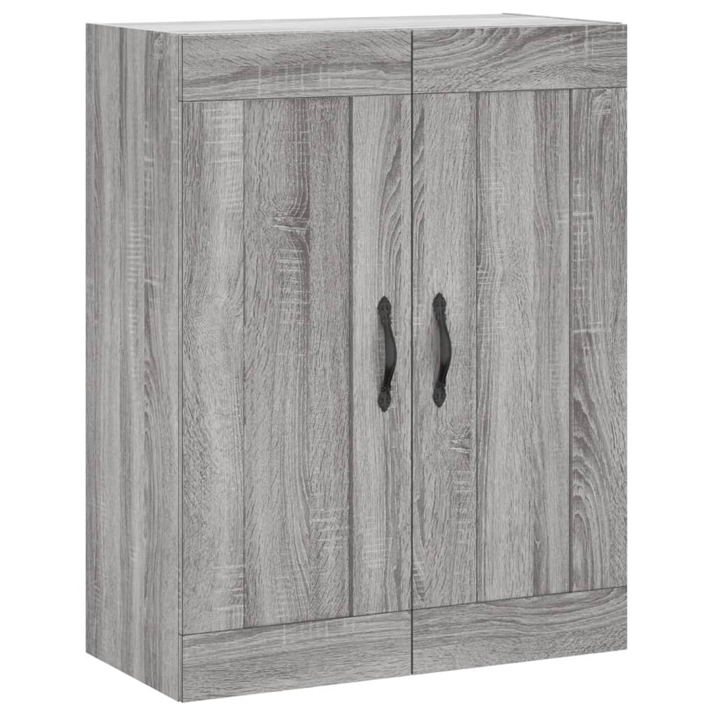 Wandkast 69,5x34x90 cm bewerkt hout