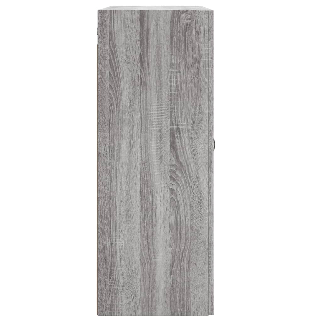 Wandkast 69,5x34x90 cm bewerkt hout