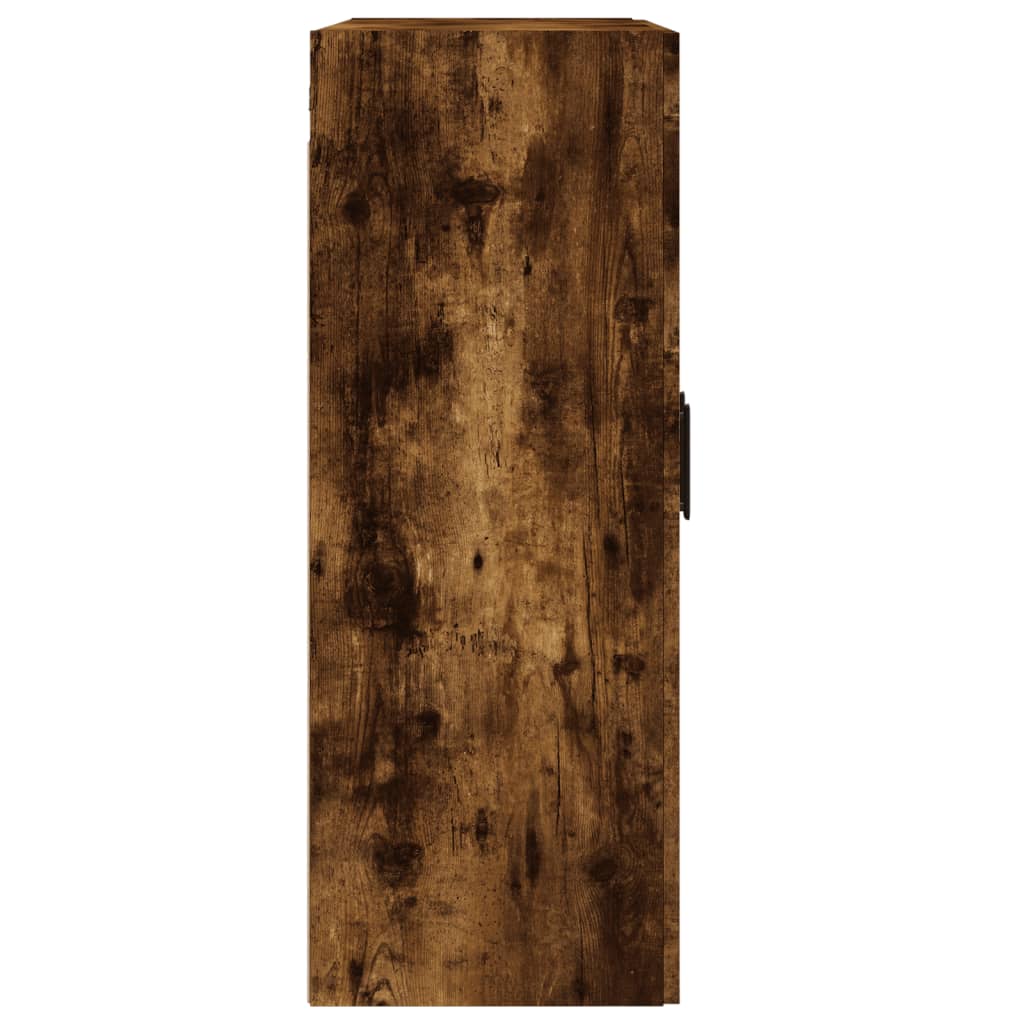 Wandkast 69,5x34x90 cm bewerkt hout