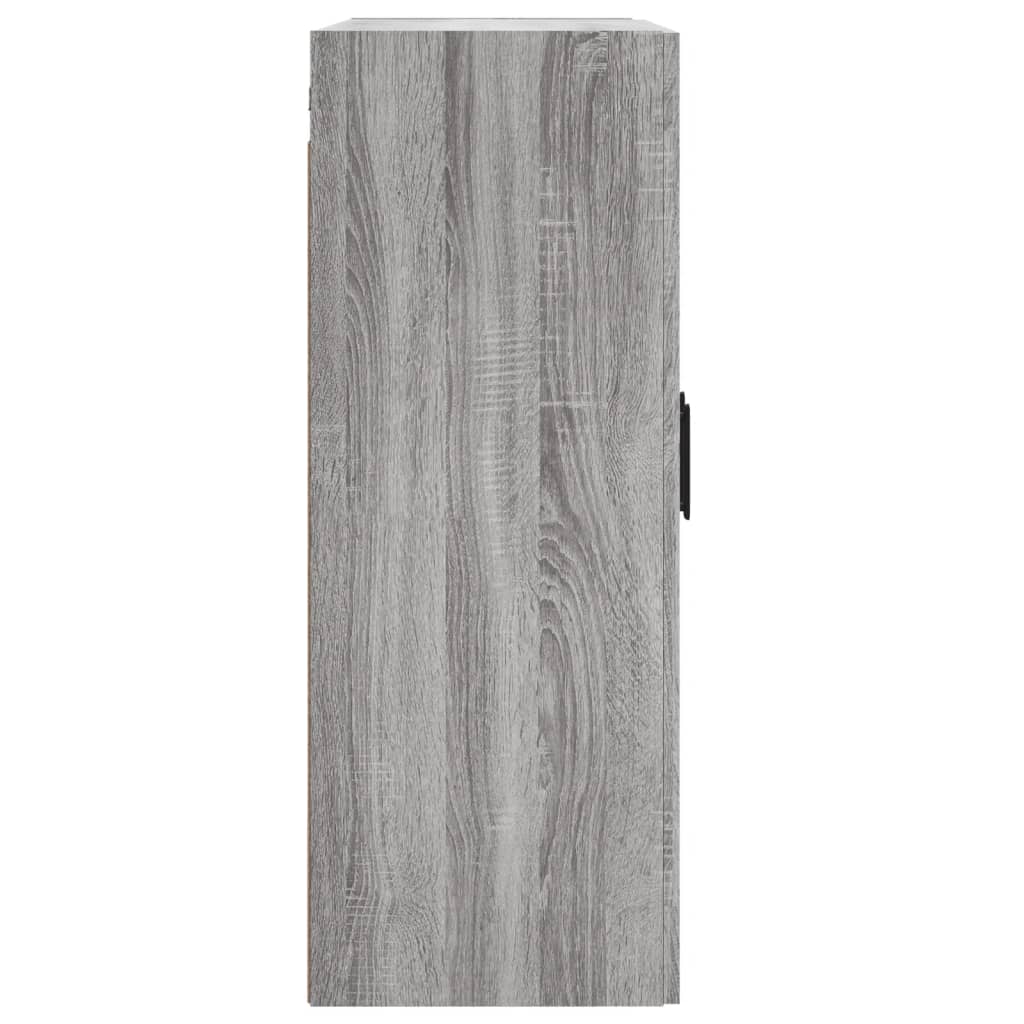 Wandkast 69,5x34x90 cm bewerkt hout