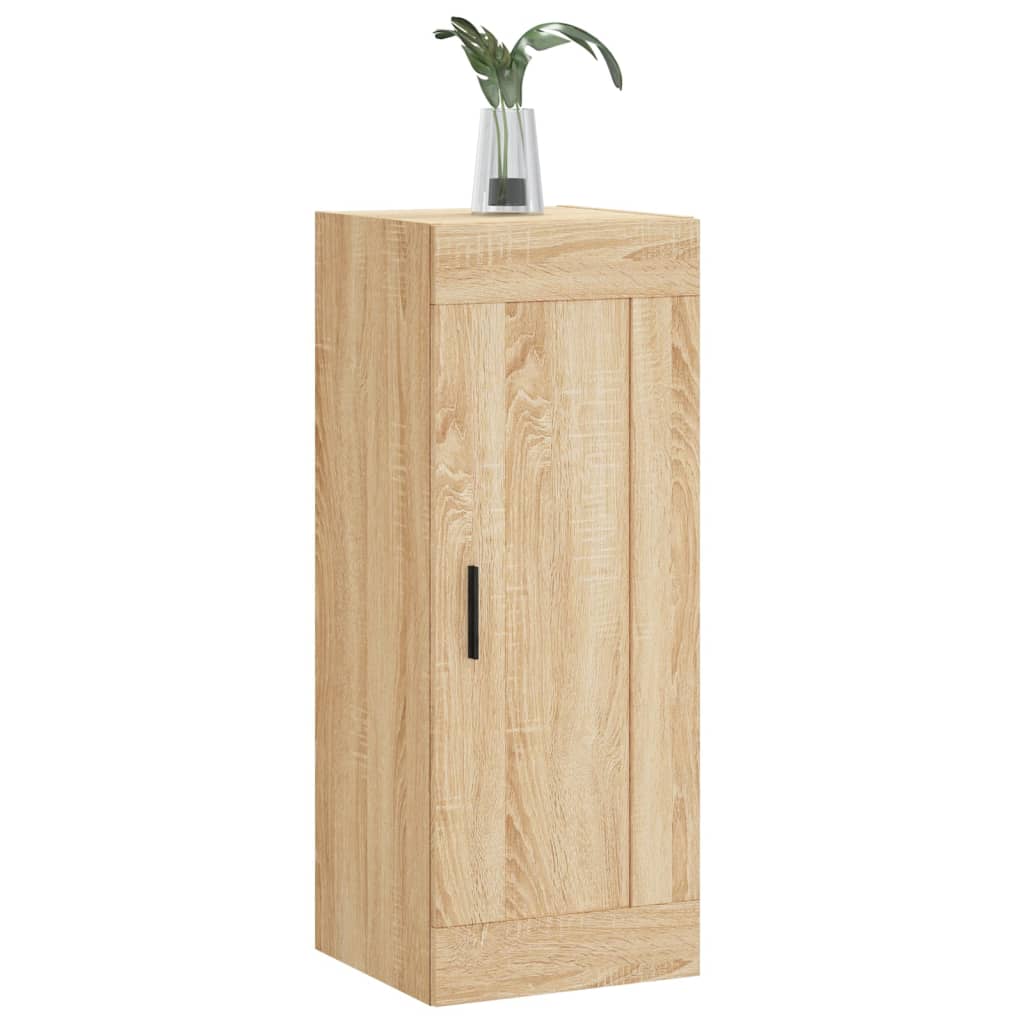 Wandkast 34,5x34x90 cm bewerkt hout