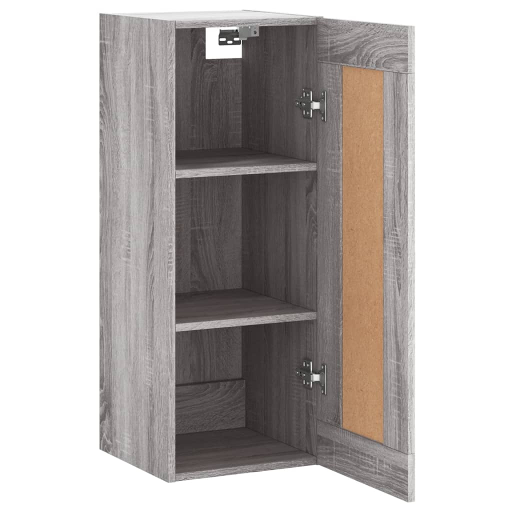 Wandkast 34,5x34x90 cm bewerkt hout