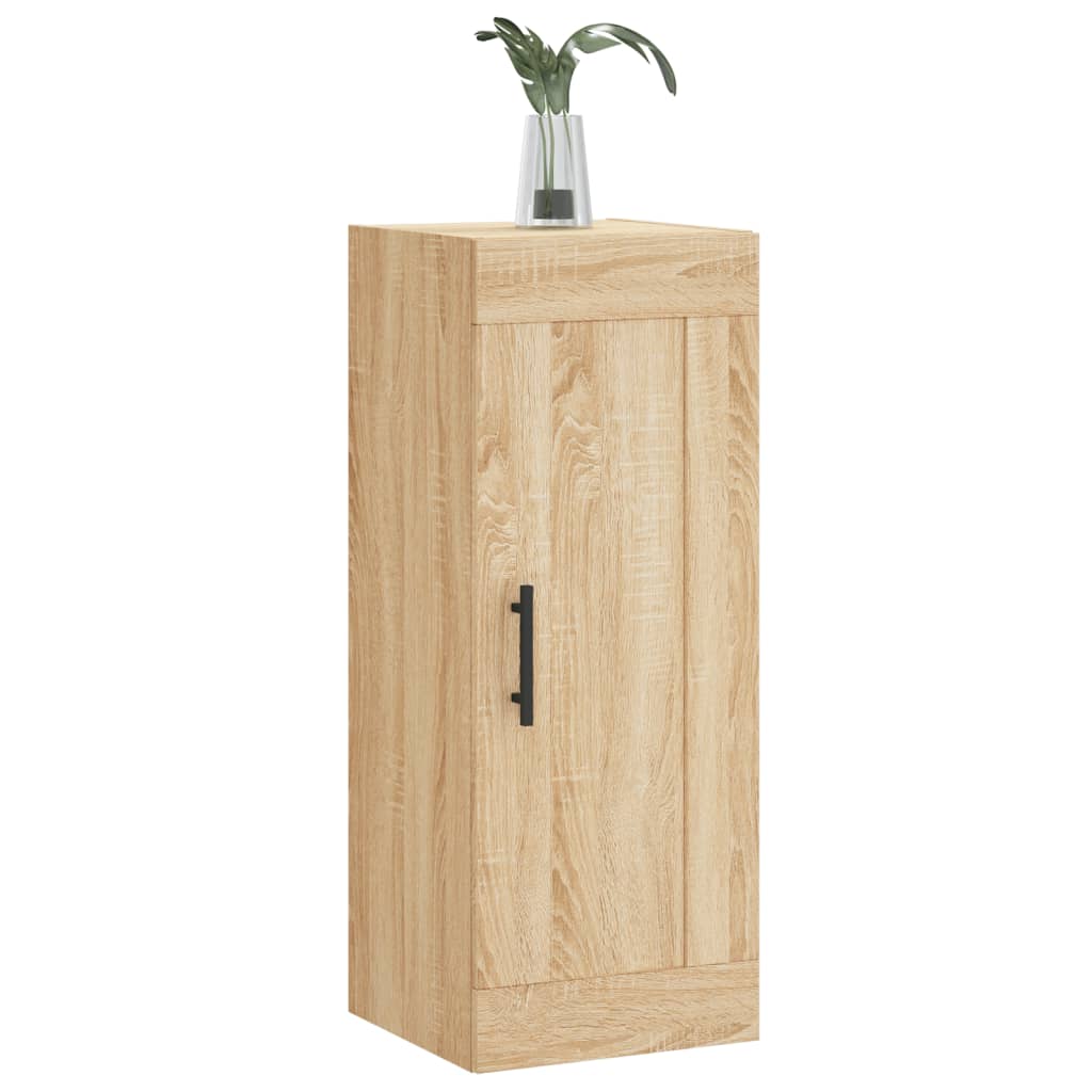 Wandkast 34,5x34x90 cm bewerkt hout