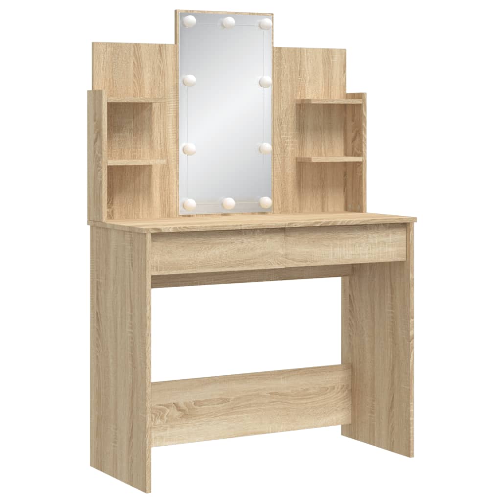 Kaptafel met LED-verlichting 96x40x142 cm