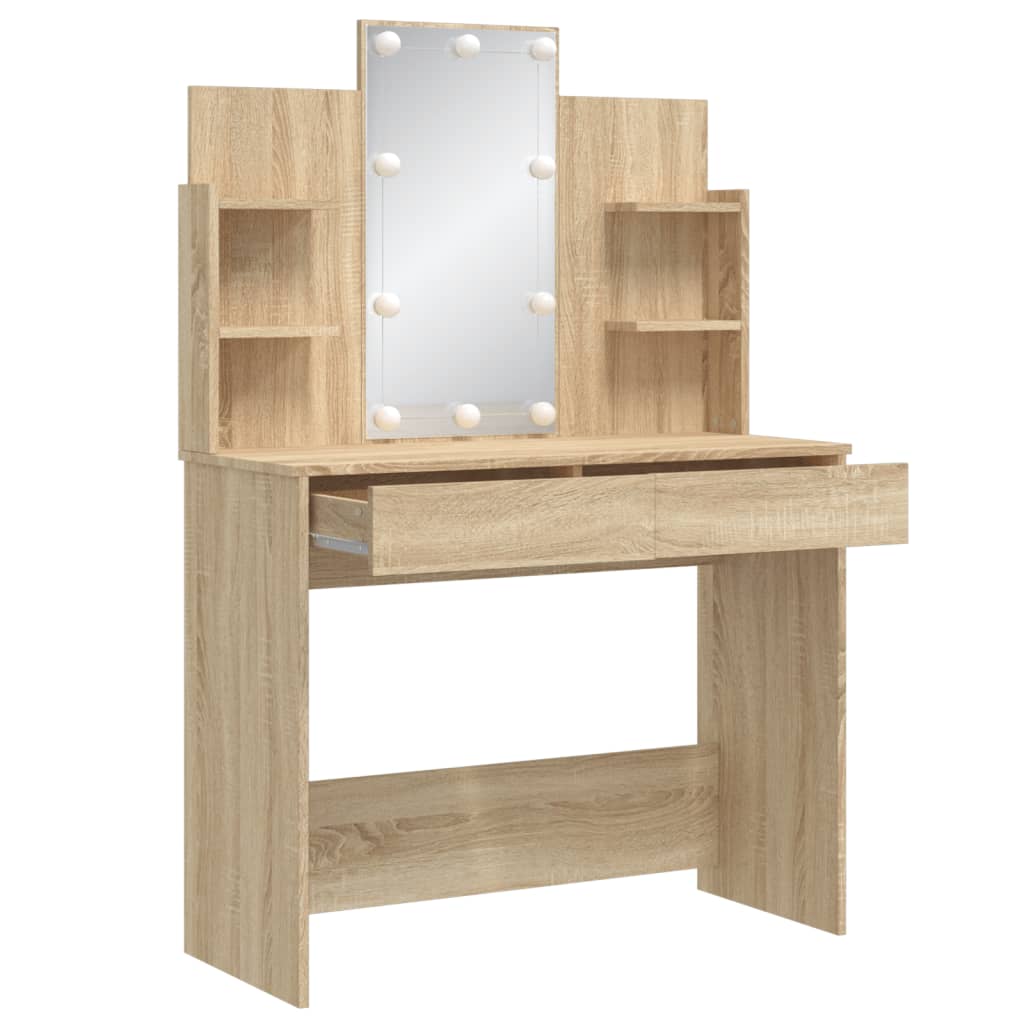 Kaptafel met LED-verlichting 96x40x142 cm