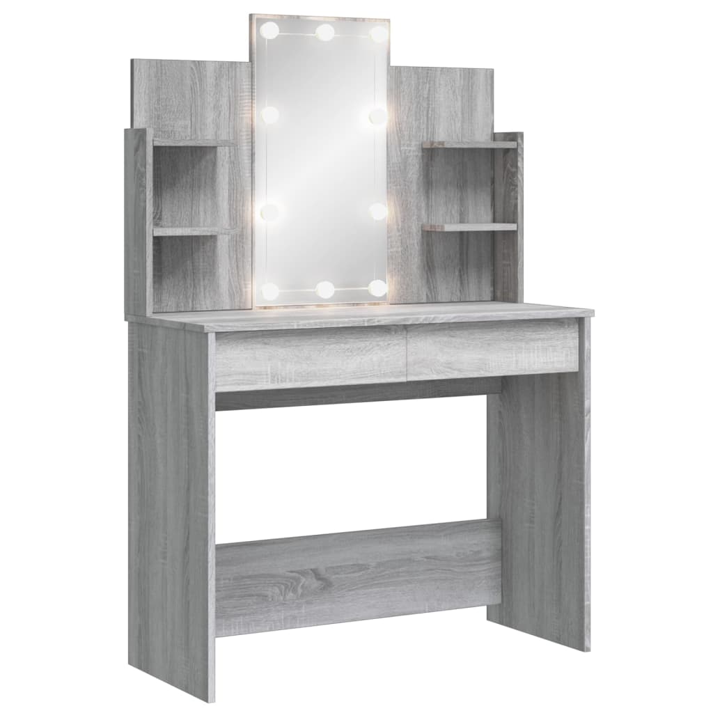 Kaptafel met LED-verlichting 96x40x142 cm