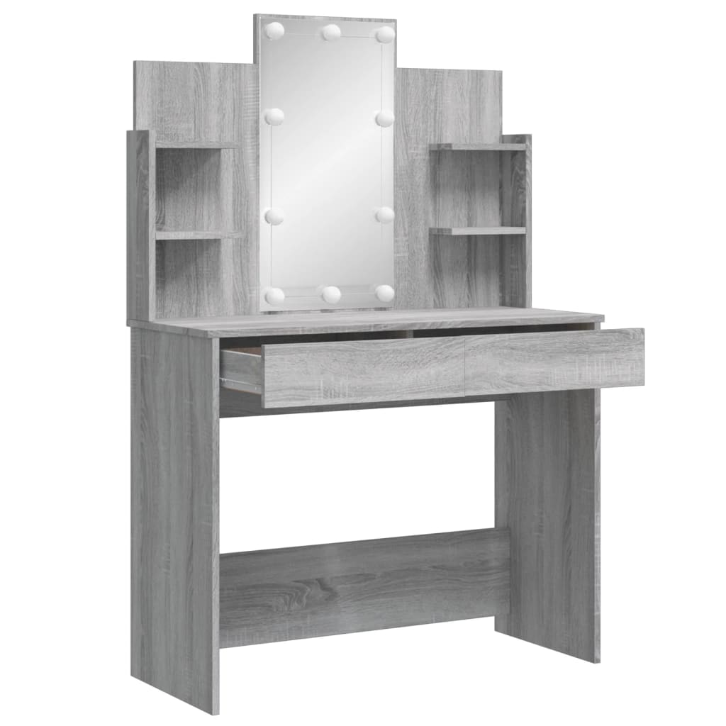 Kaptafel met LED-verlichting 96x40x142 cm