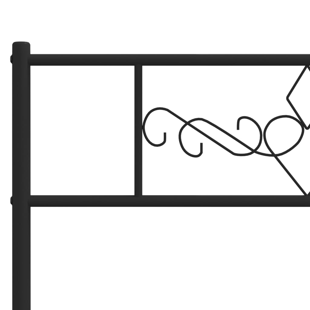 Hoofdbord 140 cm metaal