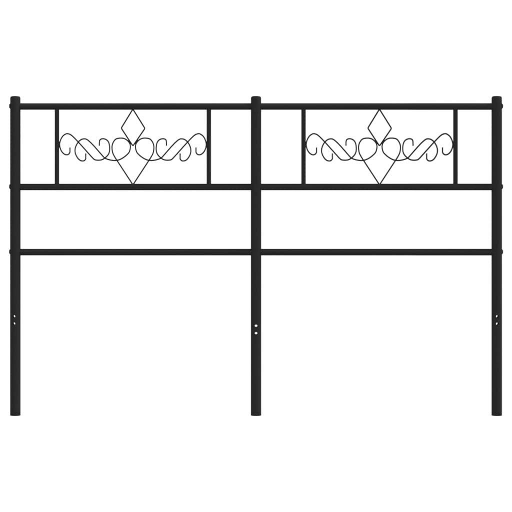 Hoofdbord 140 cm metaal