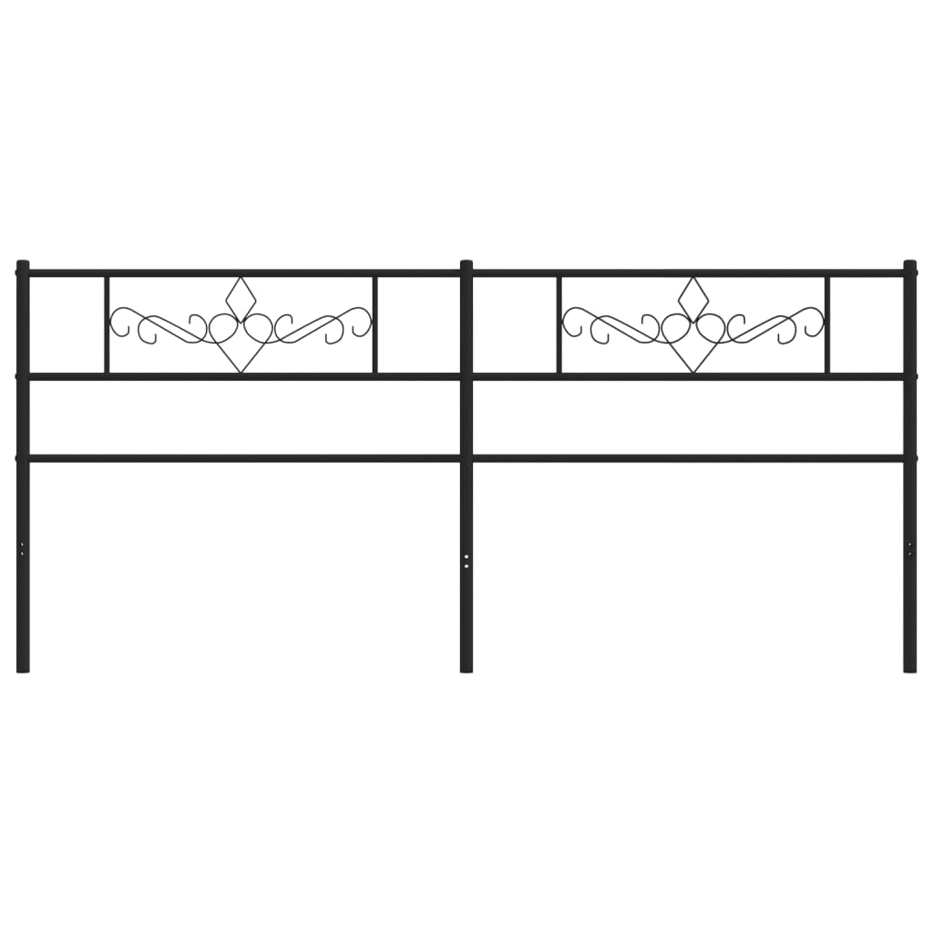 Hoofdbord 140 cm metaal