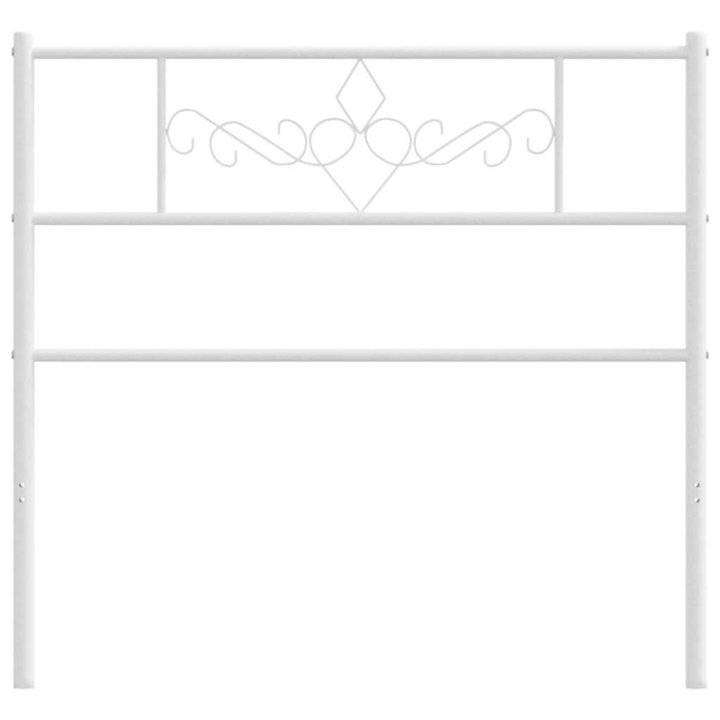 Hoofdbord 140 cm metaal