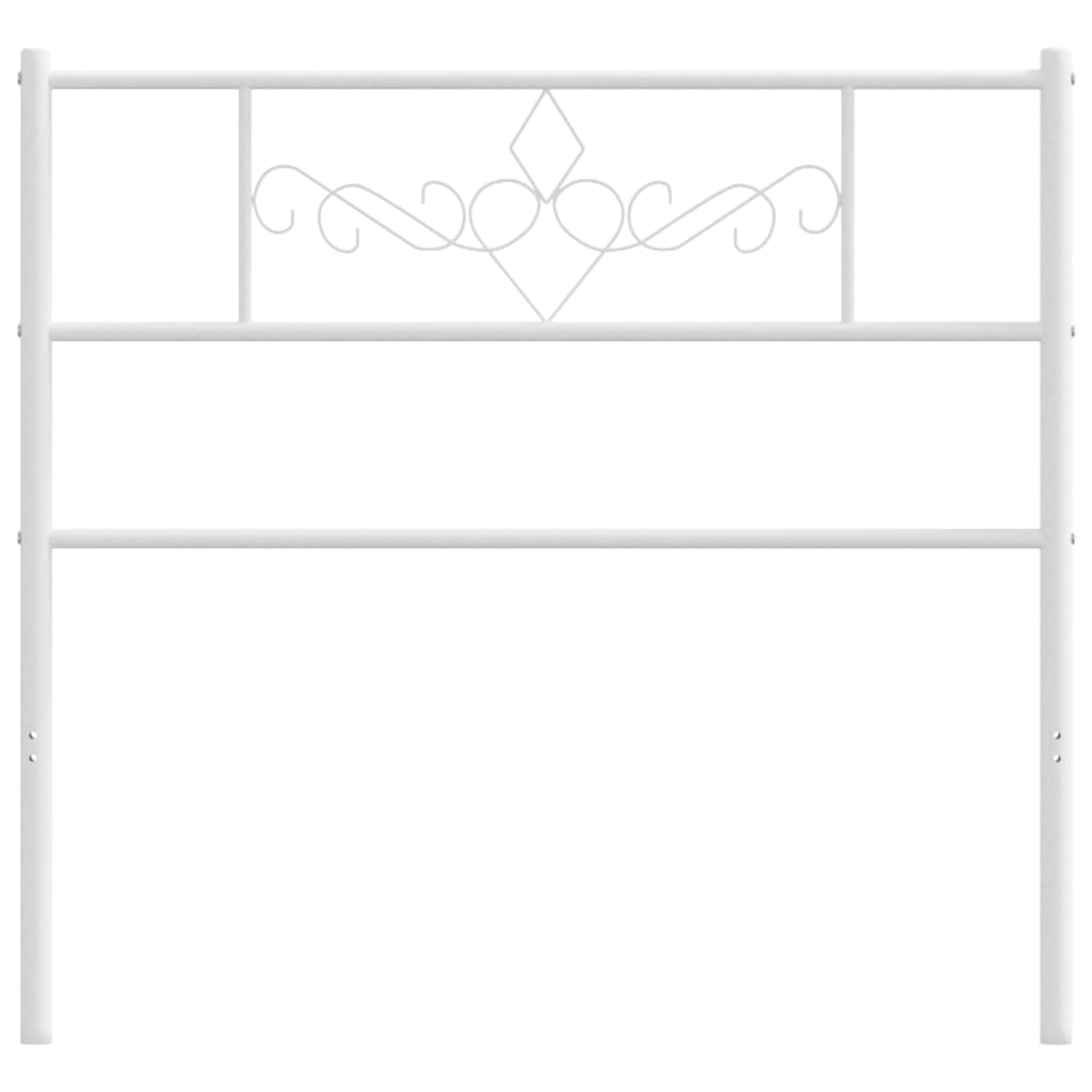 Hoofdbord 140 cm metaal