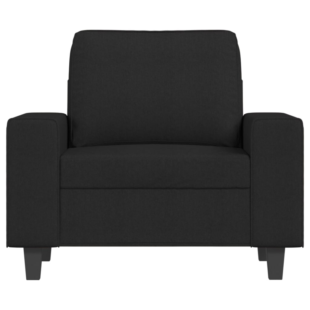 Fauteuil met voetenbank 60 cm stof