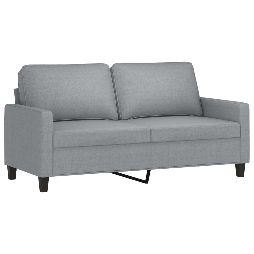 2-delige loungeset met kussens stof