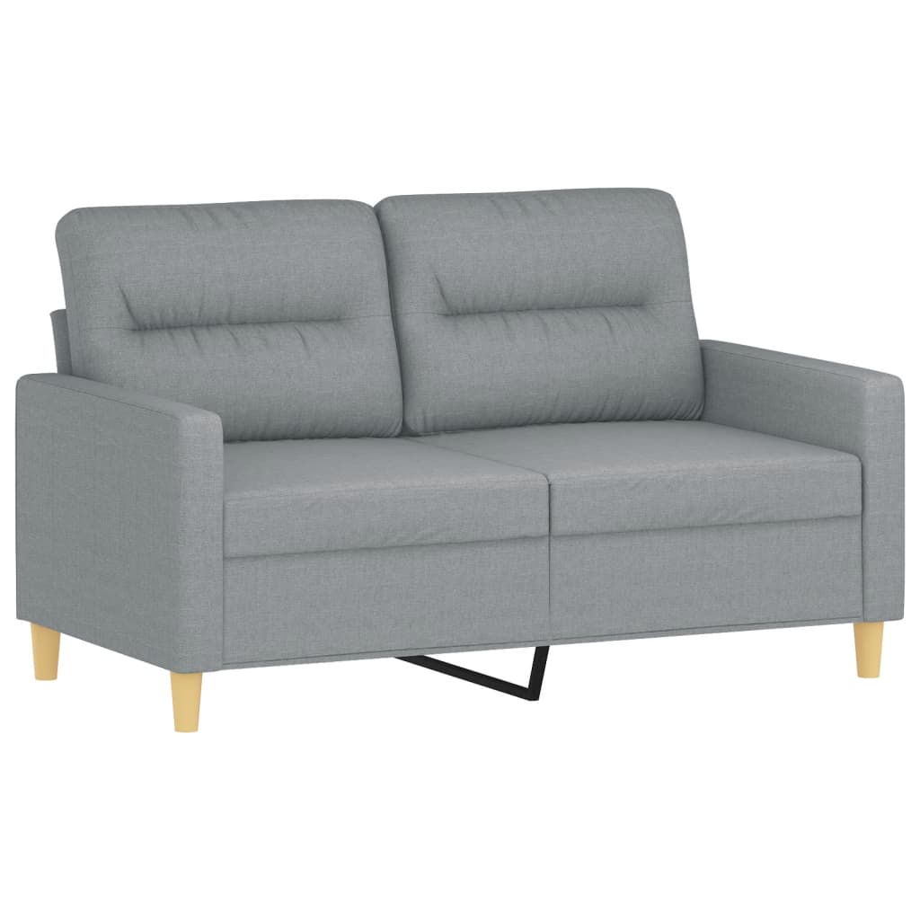 2-delige Loungeset met kussens stof