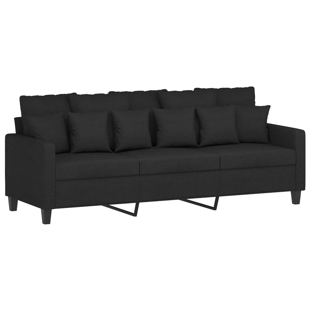 3-delige Loungeset met kussens stof