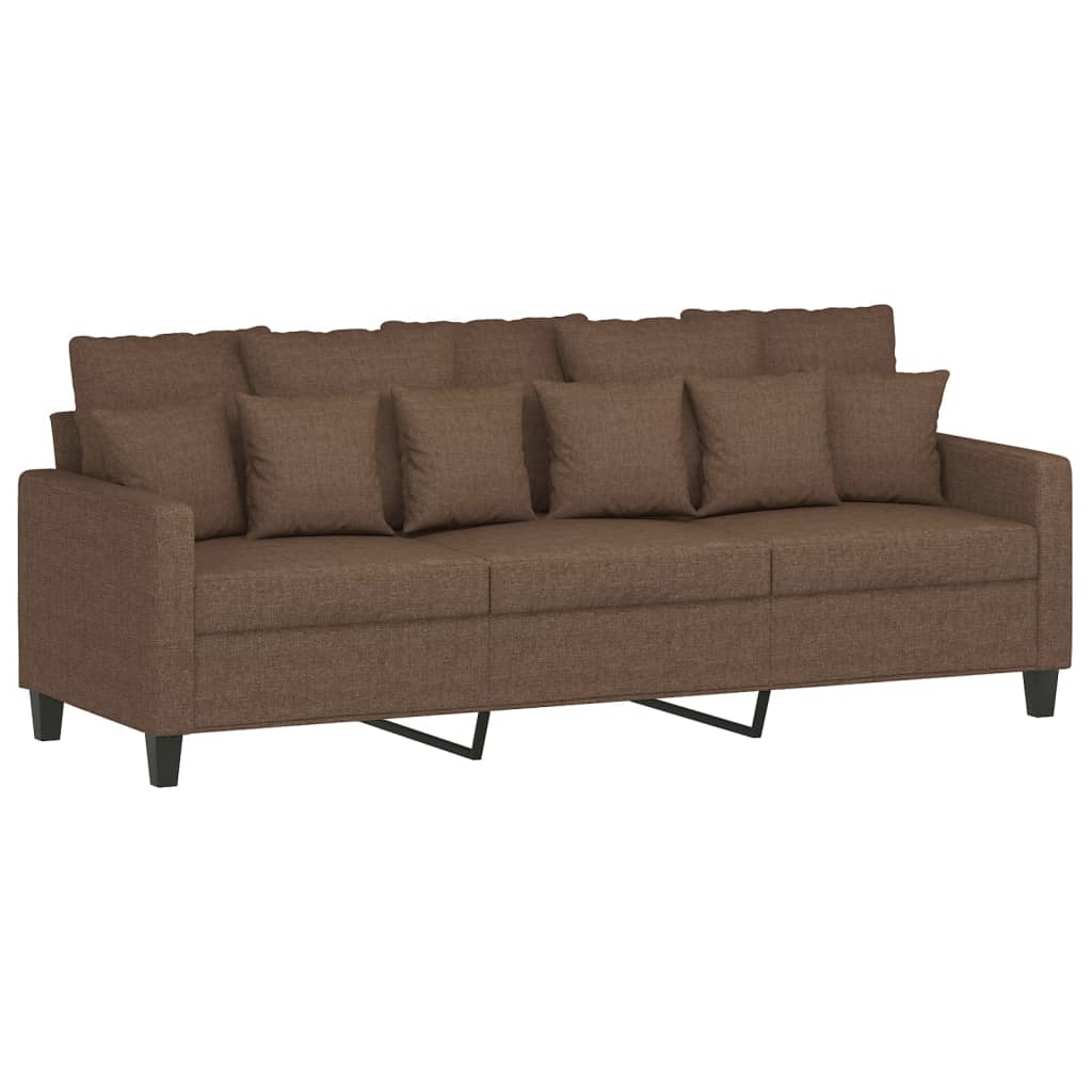 2-delige loungeset met kussens stof