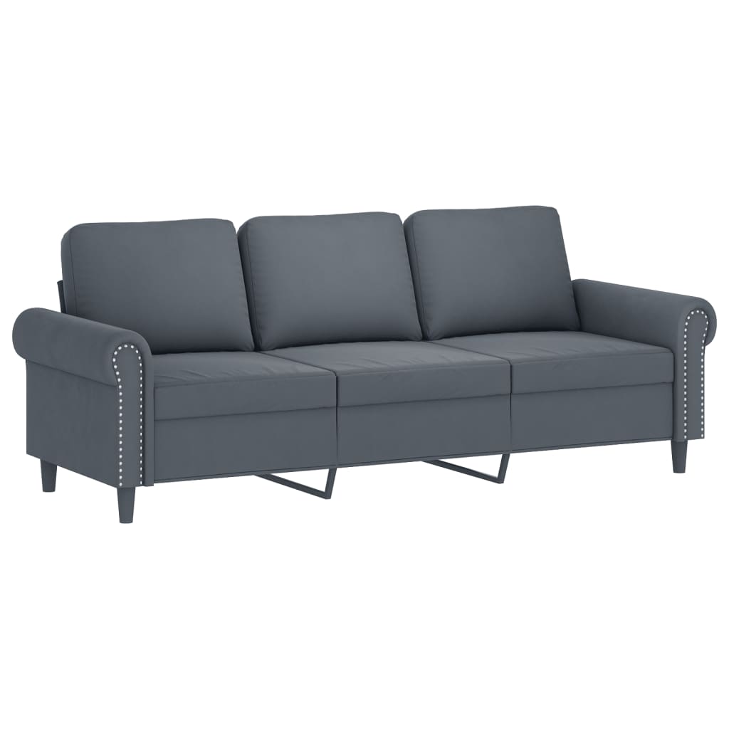 2-delige Loungeset met kussens fluweel