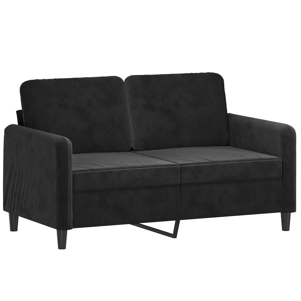 2-delige Loungeset met kussens fluweel roze