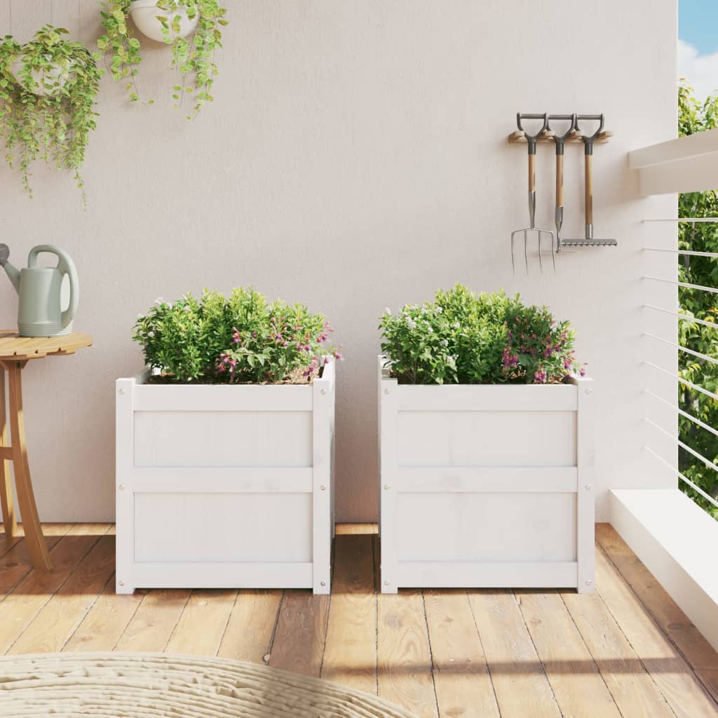 Jardinières 2 pcs cm bois