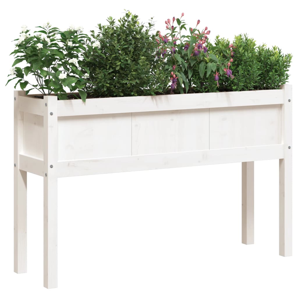 Plantenbak met poten 110x31x70 cm