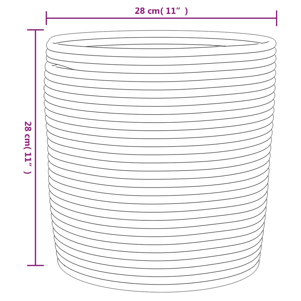 Panier de rangement Ø 40x25 cm coton