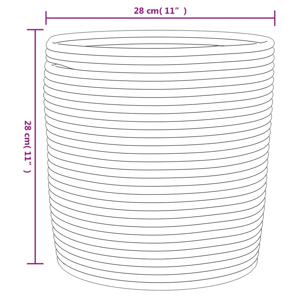 Panier de rangement Ø 40x25 cm coton