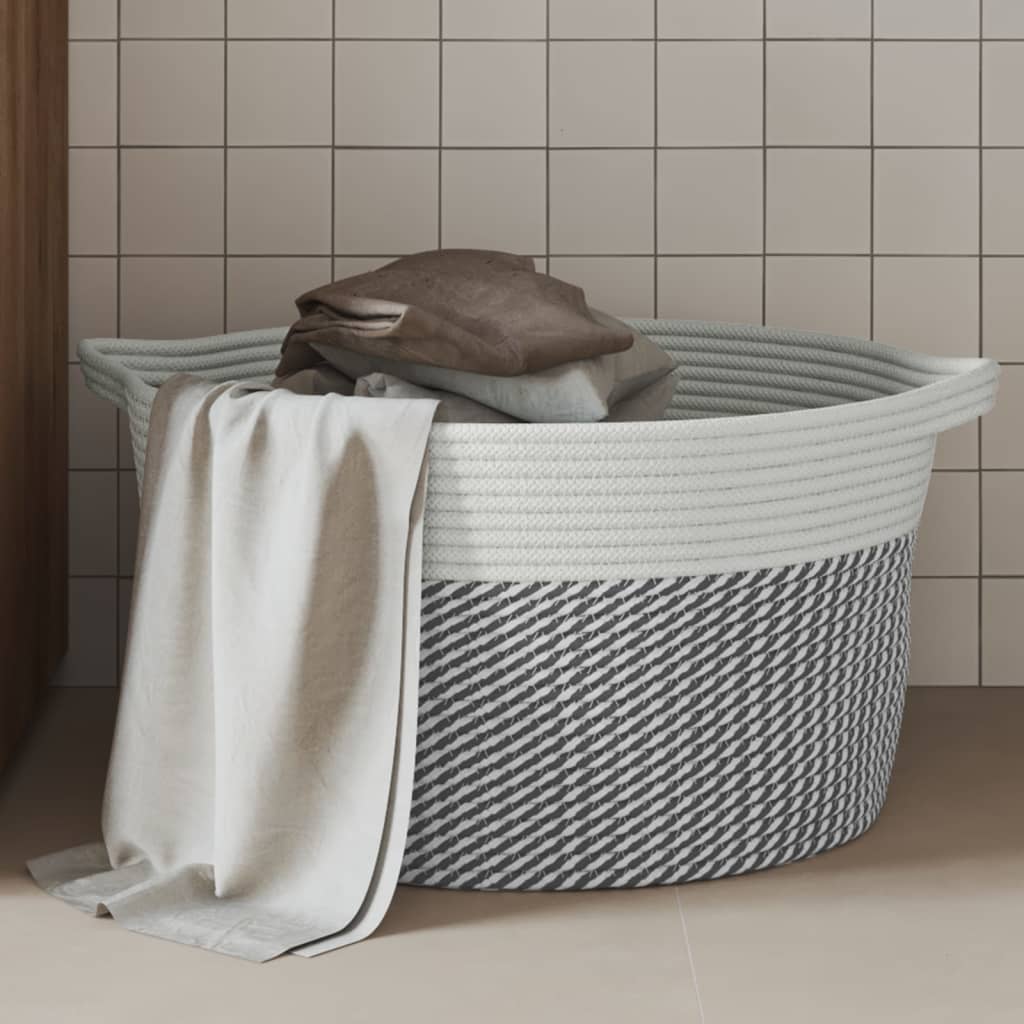 Panier de rangement Ø 40x25 cm coton