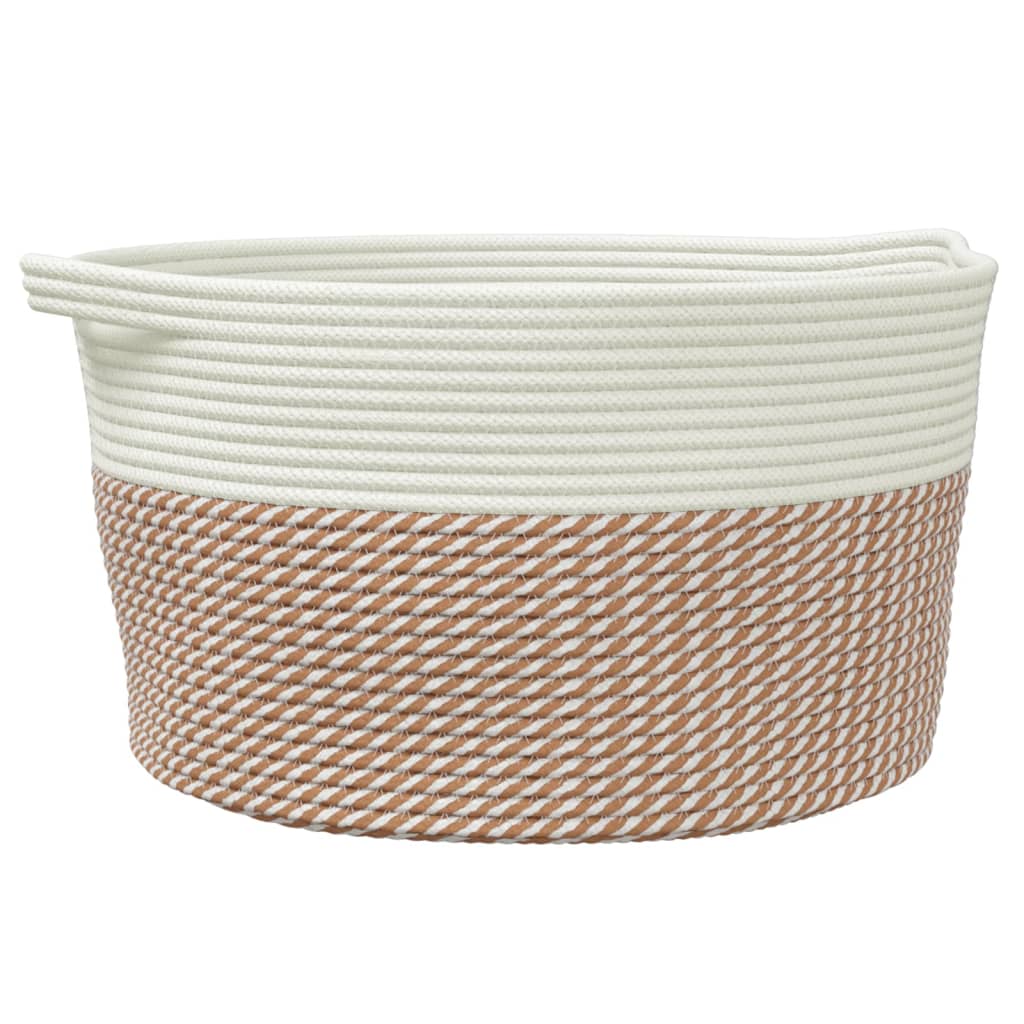 Panier de rangement Ø 40x25 cm coton