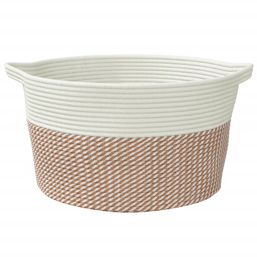 Panier de rangement Ø 40x25 cm coton