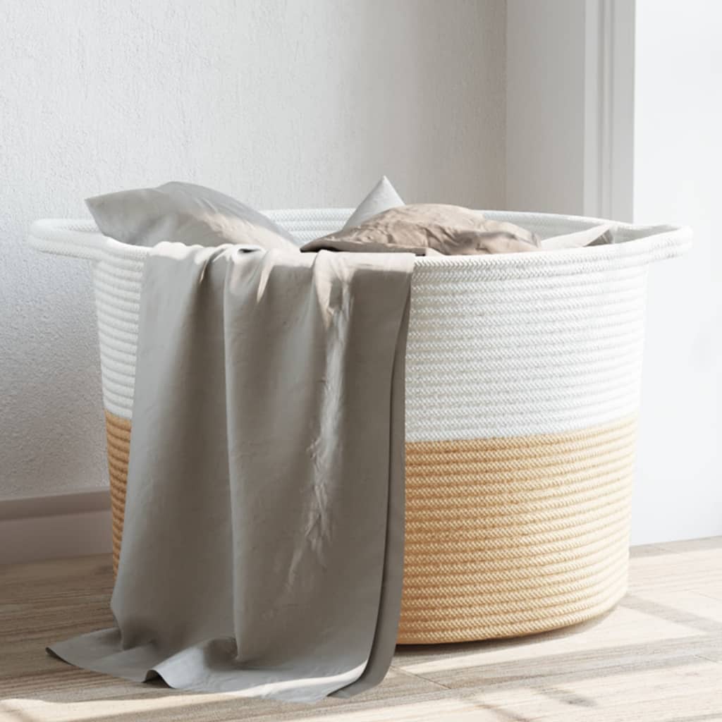 Wasmand Ø 60x36 cm katoen