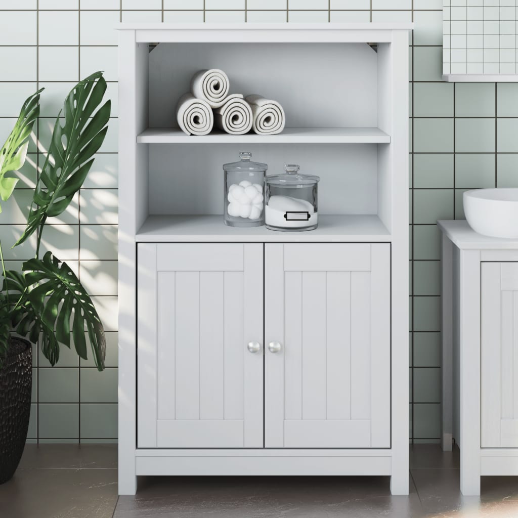 Meuble de salle de bain BERG 40x34x110 cm en pin massif