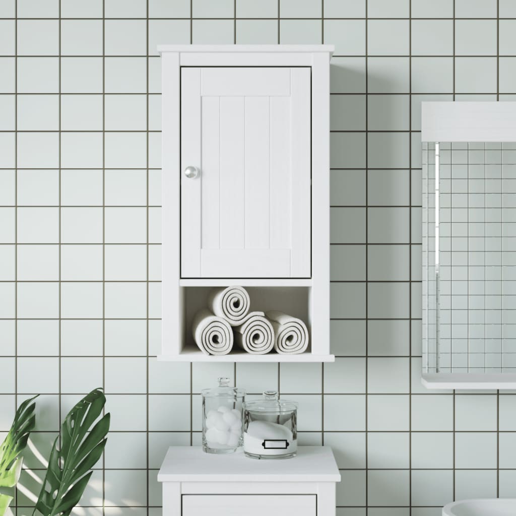 Meuble de salle de bain BERG 69,5x27x71,5 cm en pin massif