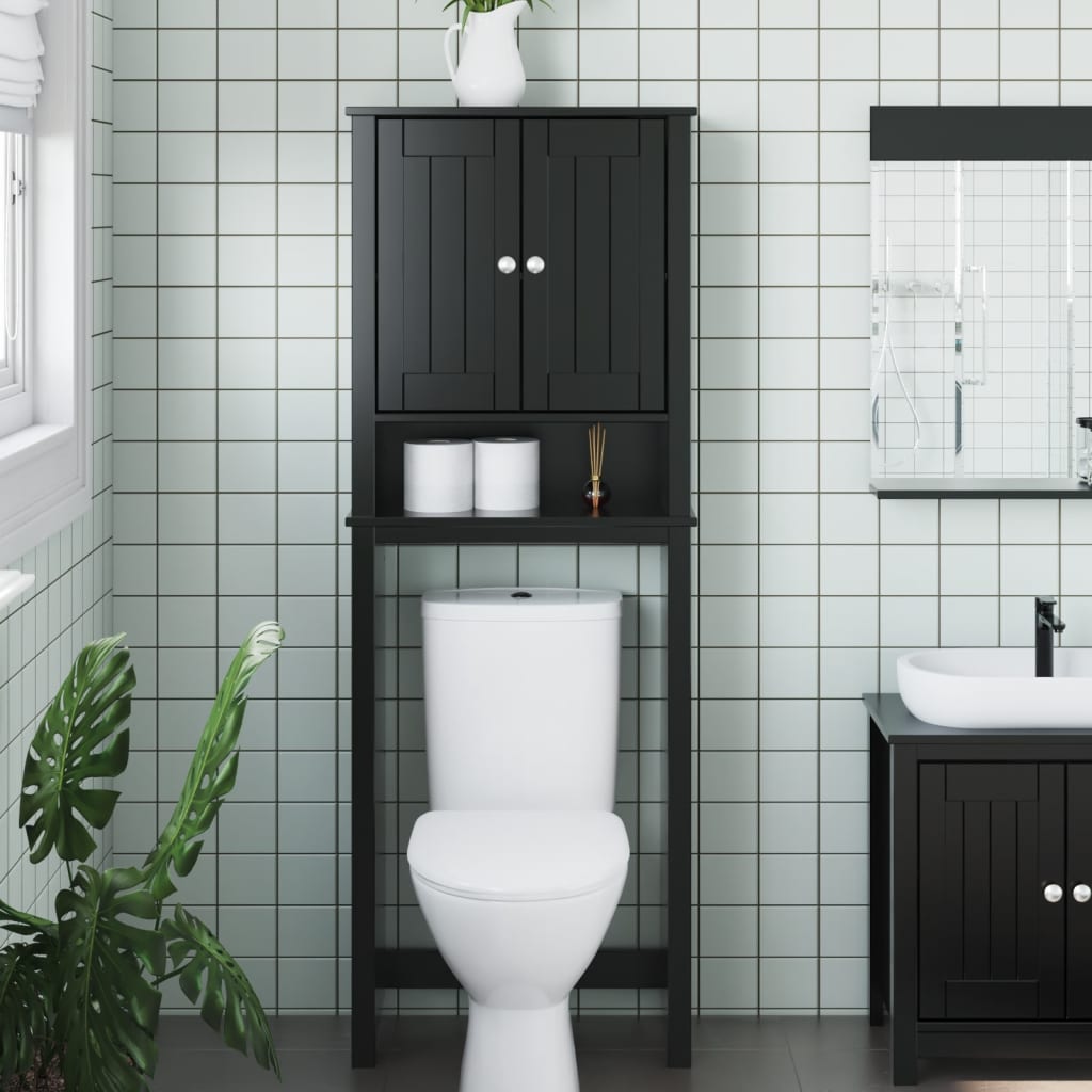 Meuble de toilette BERG 60x27x164,5 cm bois massif