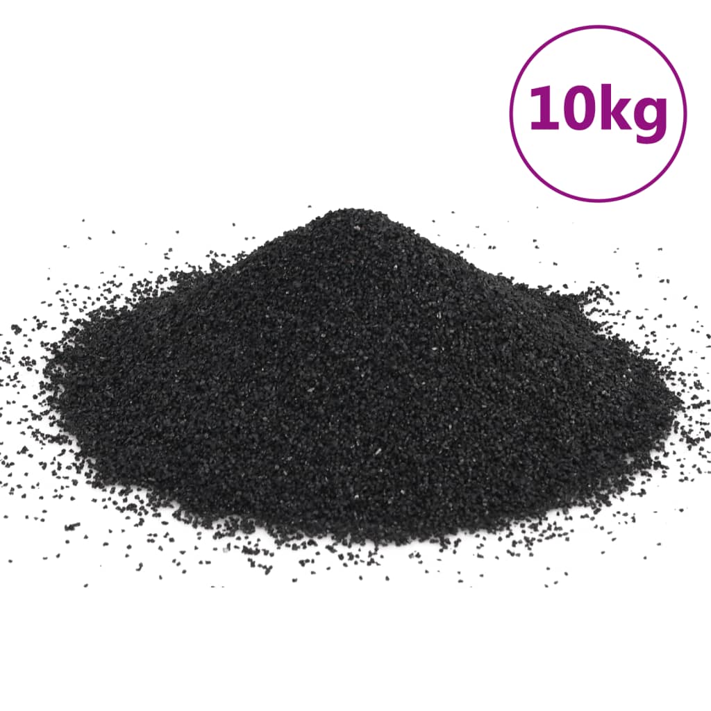 Sable d'aquarium 10 kg 0,2-2 mm noir